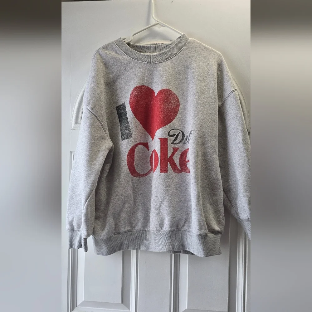 I Love Diet Coke Ripple Junction Sweatshirt L Retro Logo Streetwear Pop Culture - Picture 5 of 7